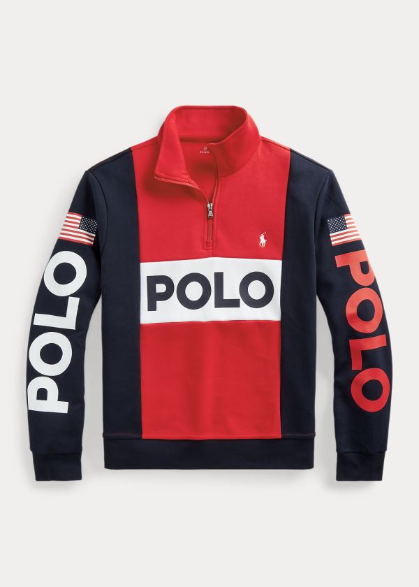 Pullover Polo Ralph Lauren Hombre Rojos Multicolor - Logo - HMTOQ2698